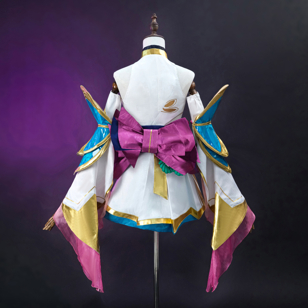 Last Batch omgcos Prestige Spirit Blossom Lux Cosplay Costume LOL Outfit