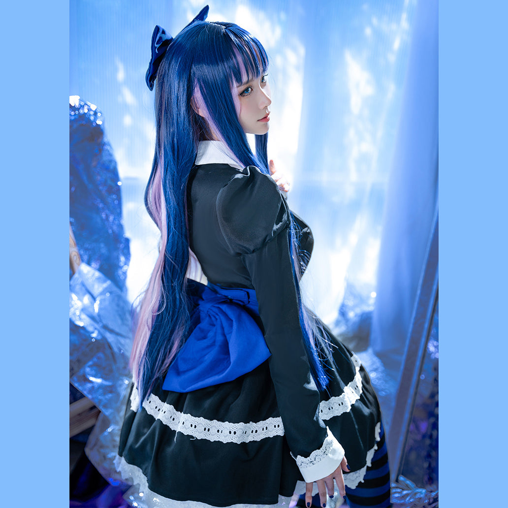 omgcos Stocking Black Outfit Panty & Stocking Cosplay Costume