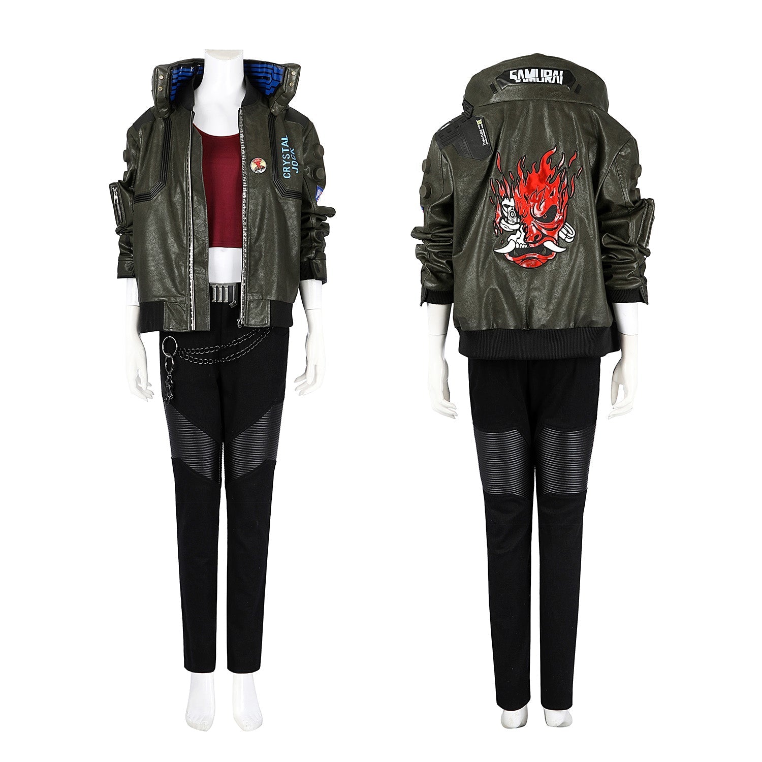 Cyberpunk 2077 V Top Level Full Set Female Cosplay Costumes