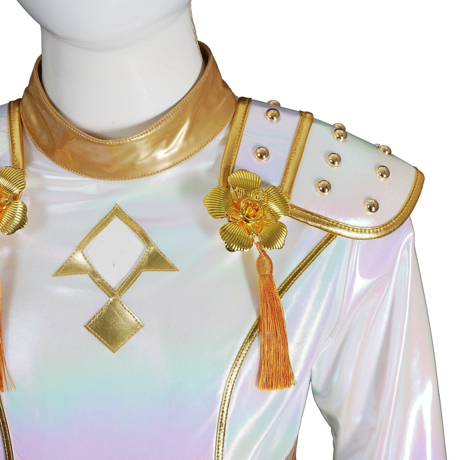 KPop Demon Hunters Rumi Zoey Mira Iridescent Leather Cosplay Costumes