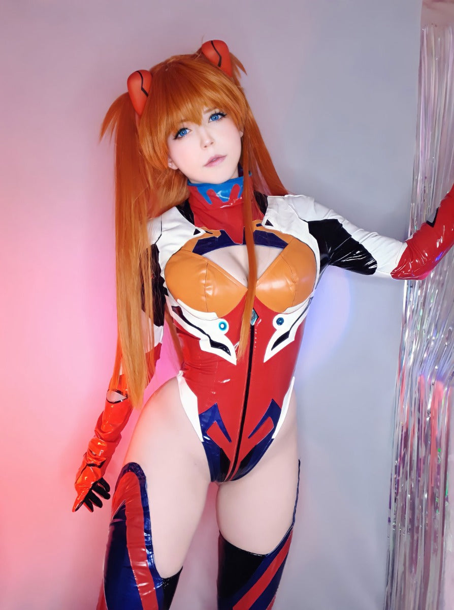 EVA Asuka Langley SHIKINAMI Combat Suit Cosplay Costume