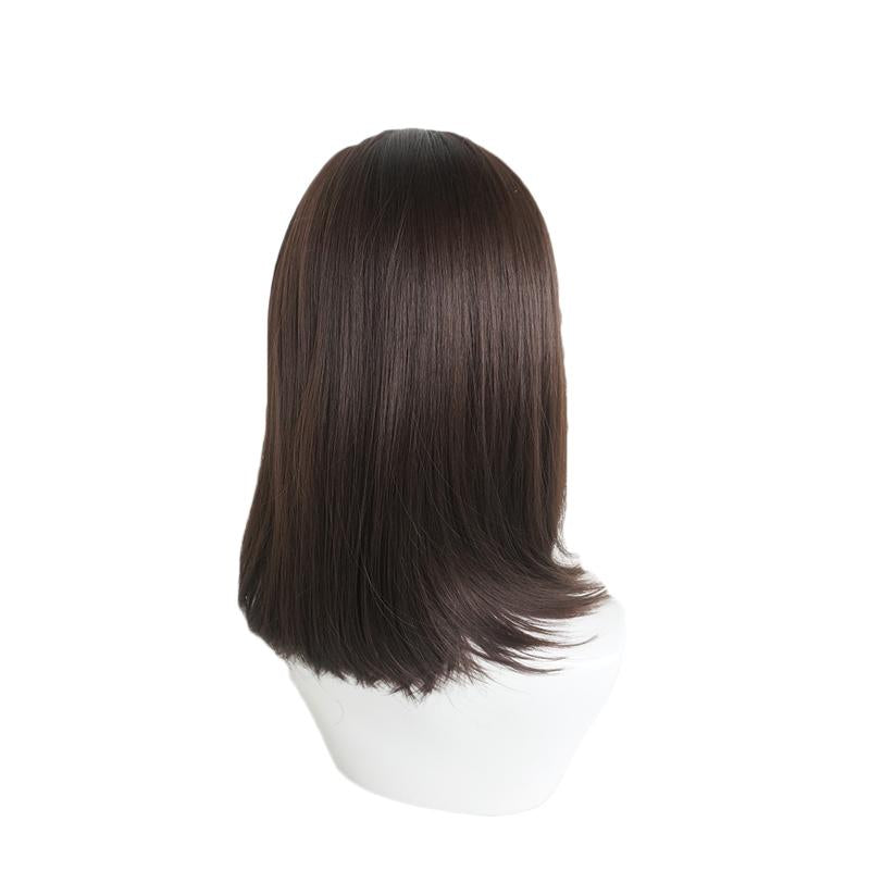 Alita: Battle Angel Alita Short Brown Wig Cosplay Wigs