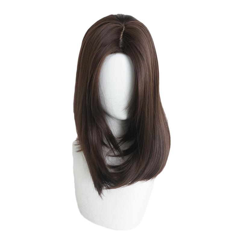 Alita: Battle Angel Alita Short Brown Wig Cosplay Wigs