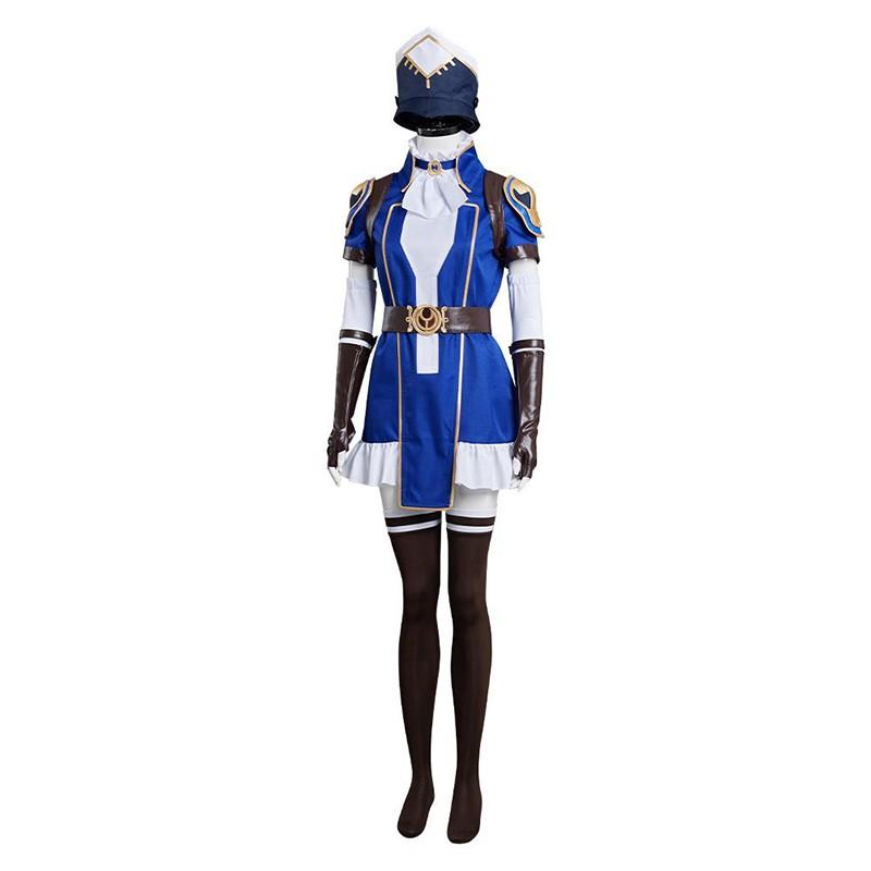 Anime LOL Arcane Caitlyn Policewoman Cosplay Costume