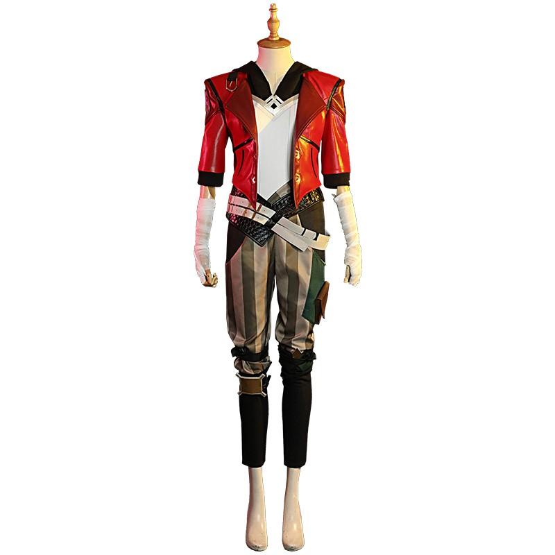 Anime LOL Arcane Vi Leather Cosplay Costume