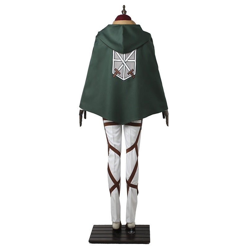 Attack on Titan Mikasa Ackerman Training Corps Uniform Set Cosplay Costumes