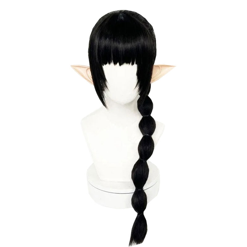 Baldur's Gate 3 ShadowHeart Black Cosplay Wig