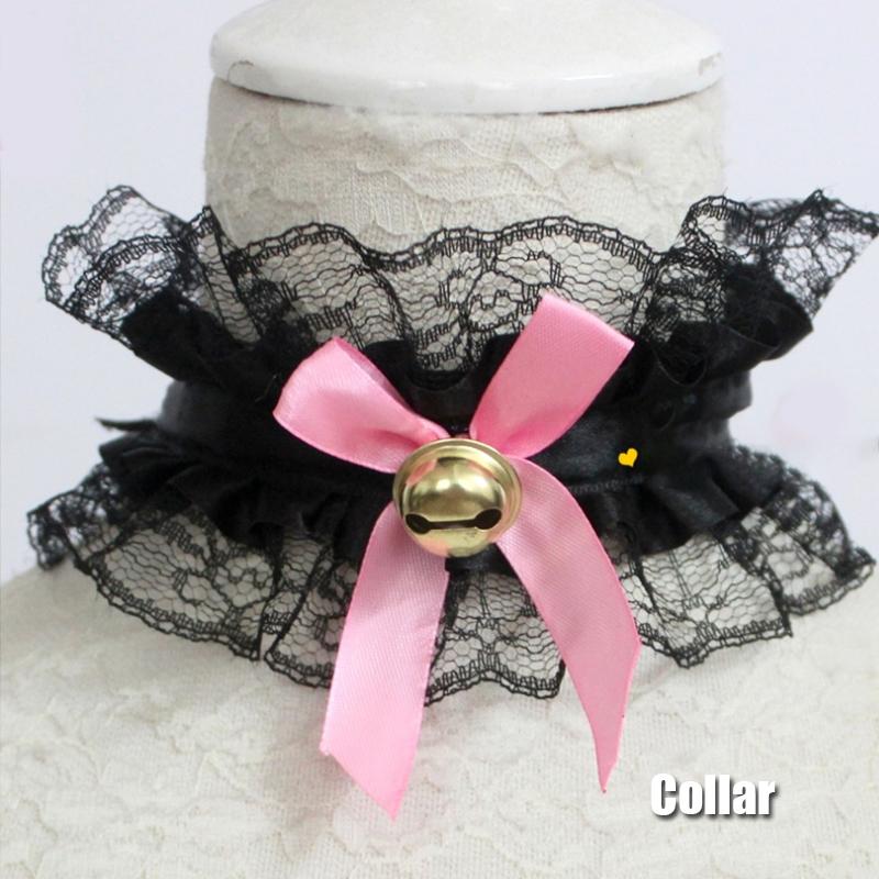 Black And White Cat Ears Tail Cat Claw Cos Props Headwear Cosplay