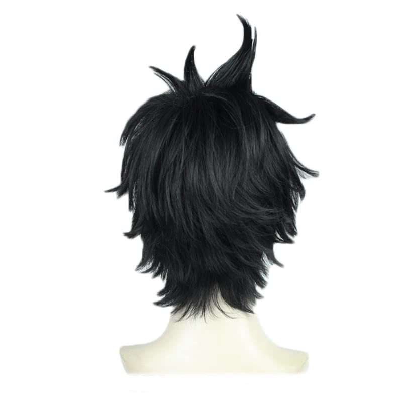Yuno Kurosurii Black Straight Cosplay Wigs