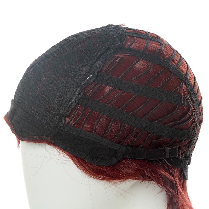 omgcos Anime Slayer Tanjirou Kamado Red Black Cosplay Wigs