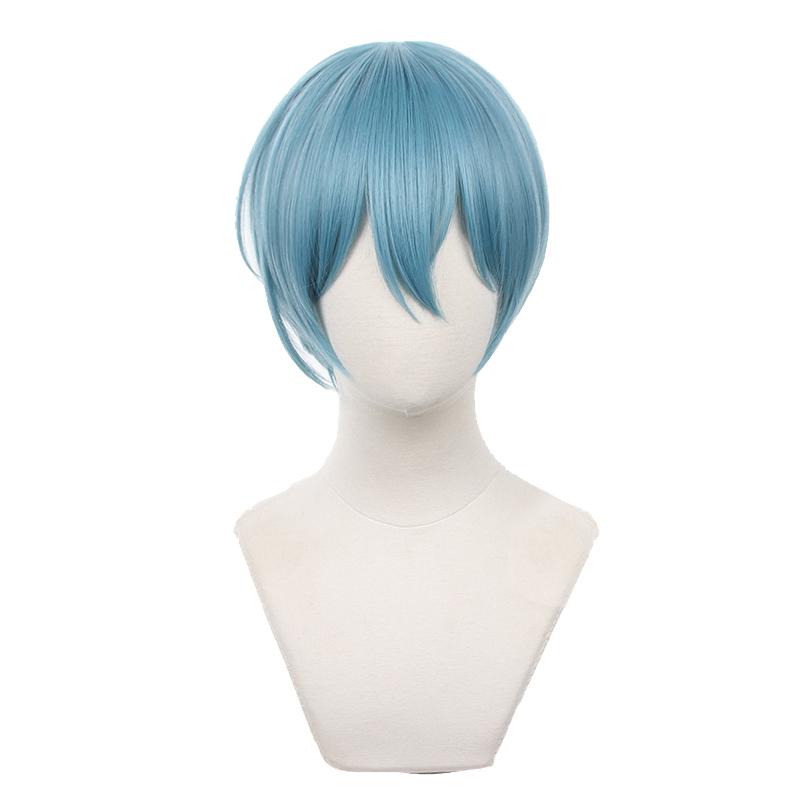 Blue Lock Hiori Yo Blue Short Cosplay Wigs