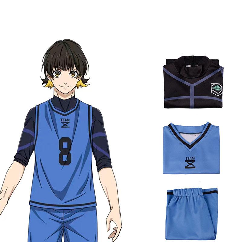 Blue Lock T-shirt Yoichi Isagi / Hyoma Chigiri / Meguru Bachira / Rensuke Kunigami Cosplay Costume