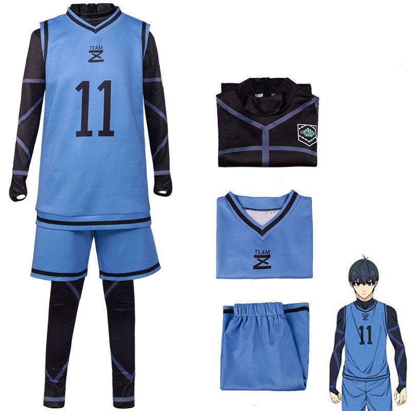 Blue Lock T-shirt Yoichi Isagi / Hyoma Chigiri / Meguru Bachira / Rensuke Kunigami Cosplay Costume