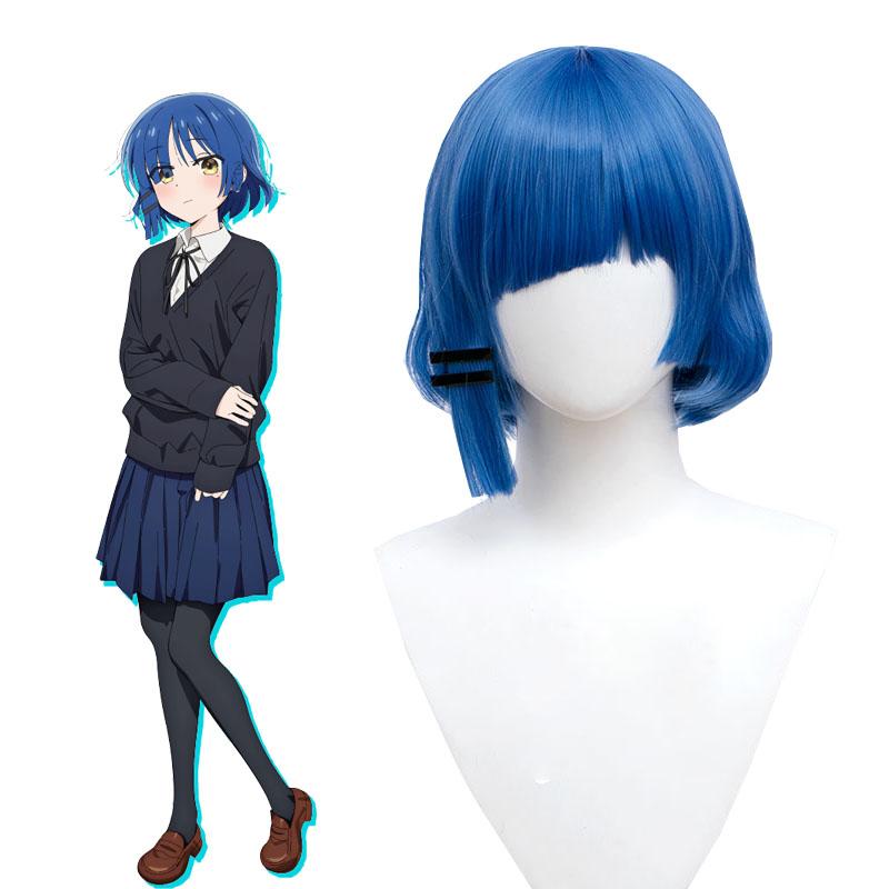 Bocchi the Rock! Ryo Yamada Blue Cosplay Wigs