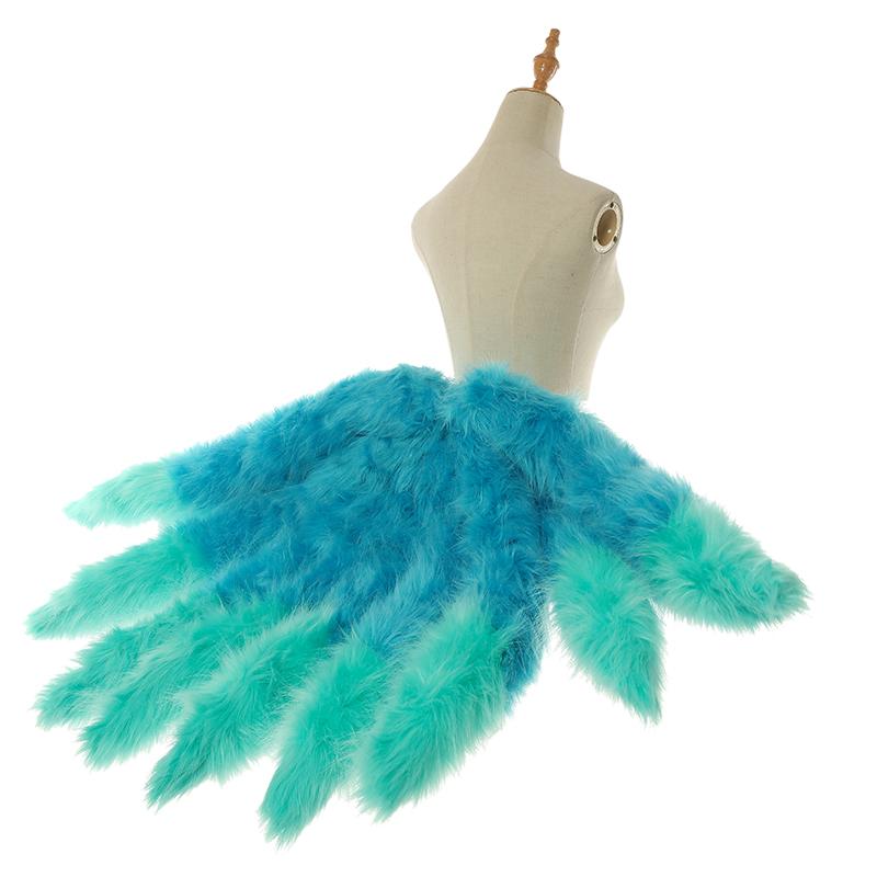 LOL Spirit Blossom Ahri Gradient Tail Cosplay Prop
