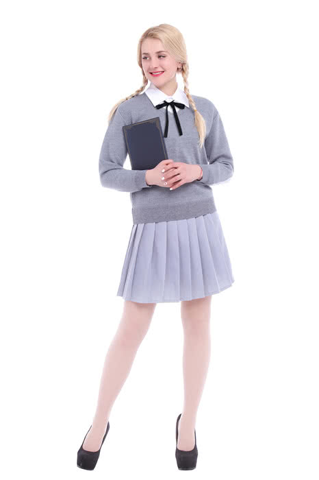 Schoolgirl Uniform Dress Cosplay Costume