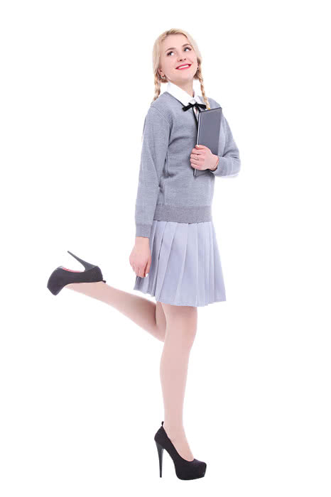 Schoolgirl Uniform Dress Cosplay Costume