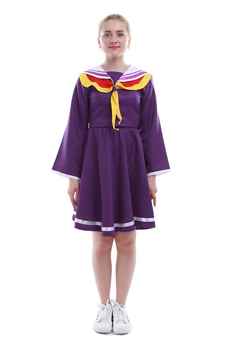 No Game NO Life Shiro Japanese Sailor Suit Cosplay Costumes