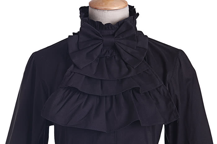 Sweet Love Cute Grey Short Dress With Bowknot Lolita Cosplay Costumes