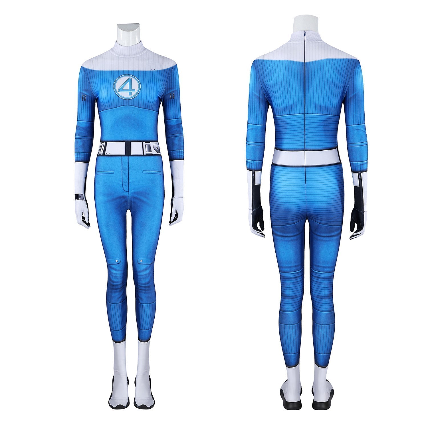 Fantastic Four First Steps Invisible Woman Susan Storm Richards Jumpsuit Costumes