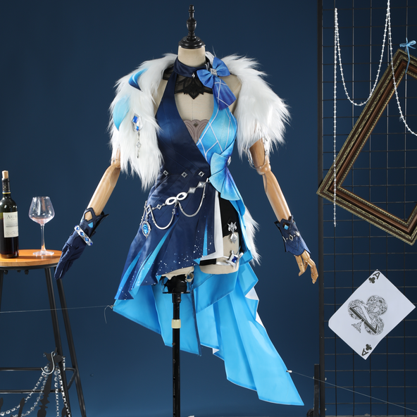 Genshin Impact Yelan Tranquil Banquet Top Level Cosplay Costumes
