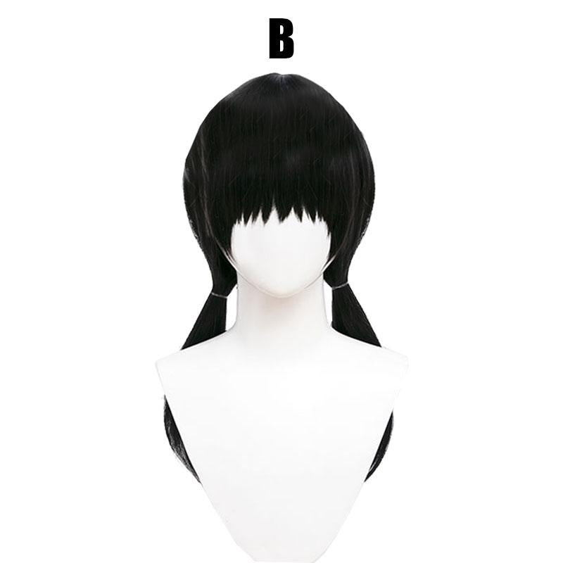 Chainsaw Man Mitaka Asa Black Cosplay Wigs