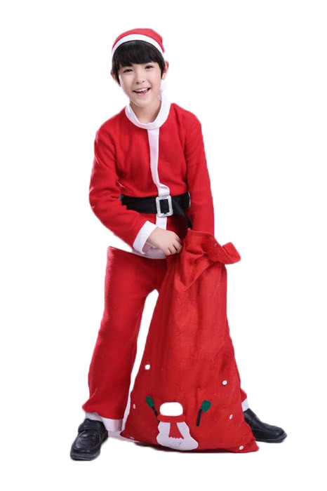 Santa Claus Children Boys Girls Cosplay Costumes