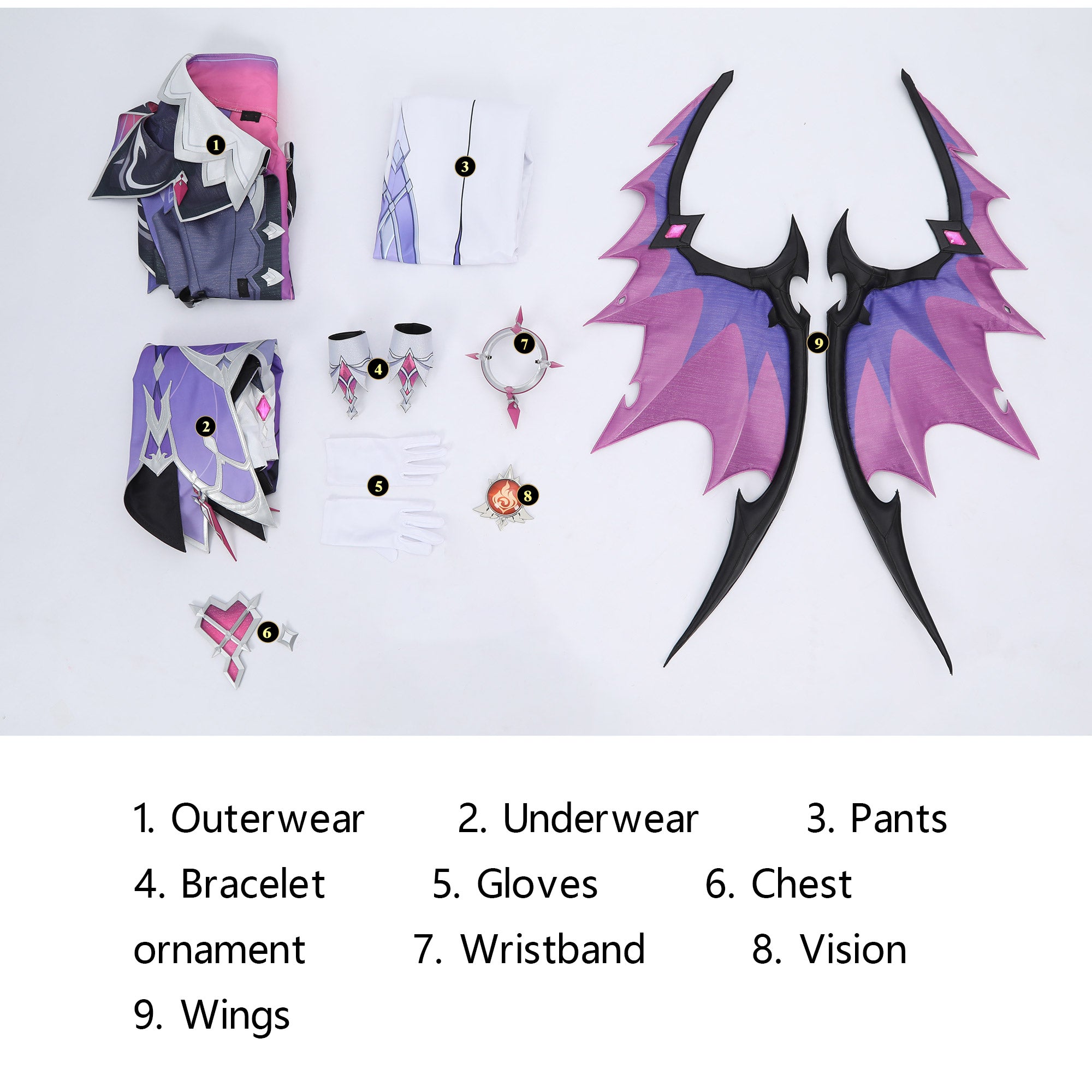 Genshin Impact Durin Top Level Full Set Male Cosplay Costumes