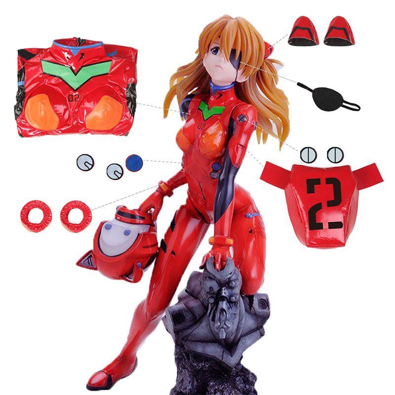 Ready To Ship EVA Asuka Langley Combat Suit Cosplay Costume