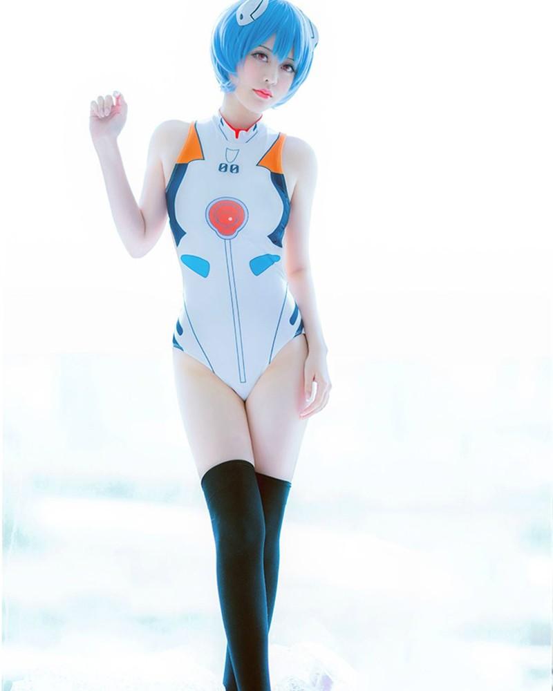 EVA Rei jumpsuit Swimsuit Cosplay Costume