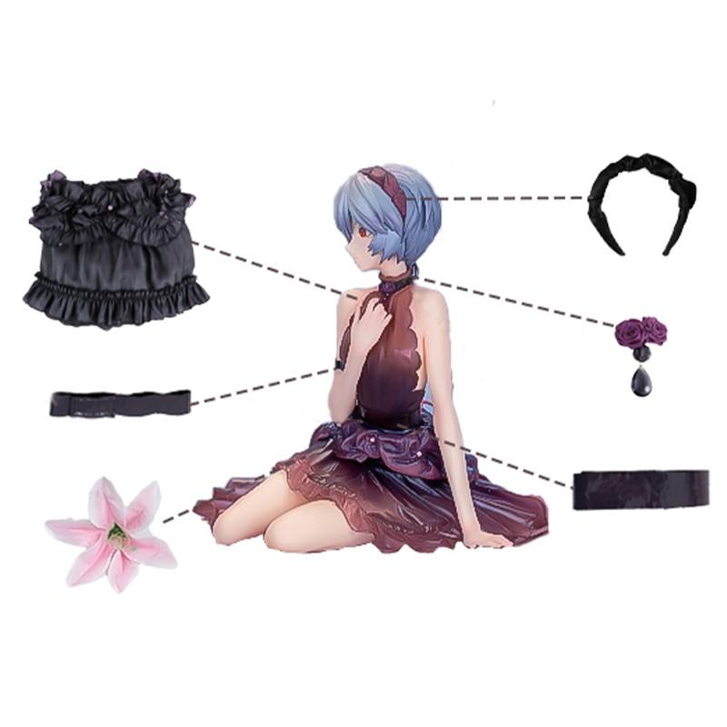 Last Batch Evangelion EVA ASK Whisper Of Flower Rei Ayanami Cosplay Costume