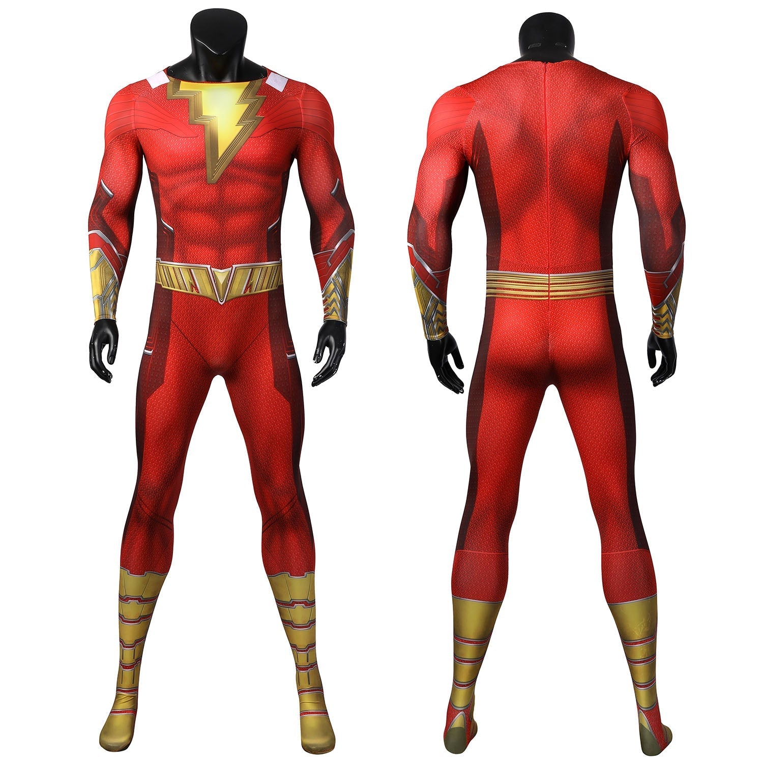 Shazam! Fury of the Gods Billy Batson Male Jumpsuit Cosplay Costumes