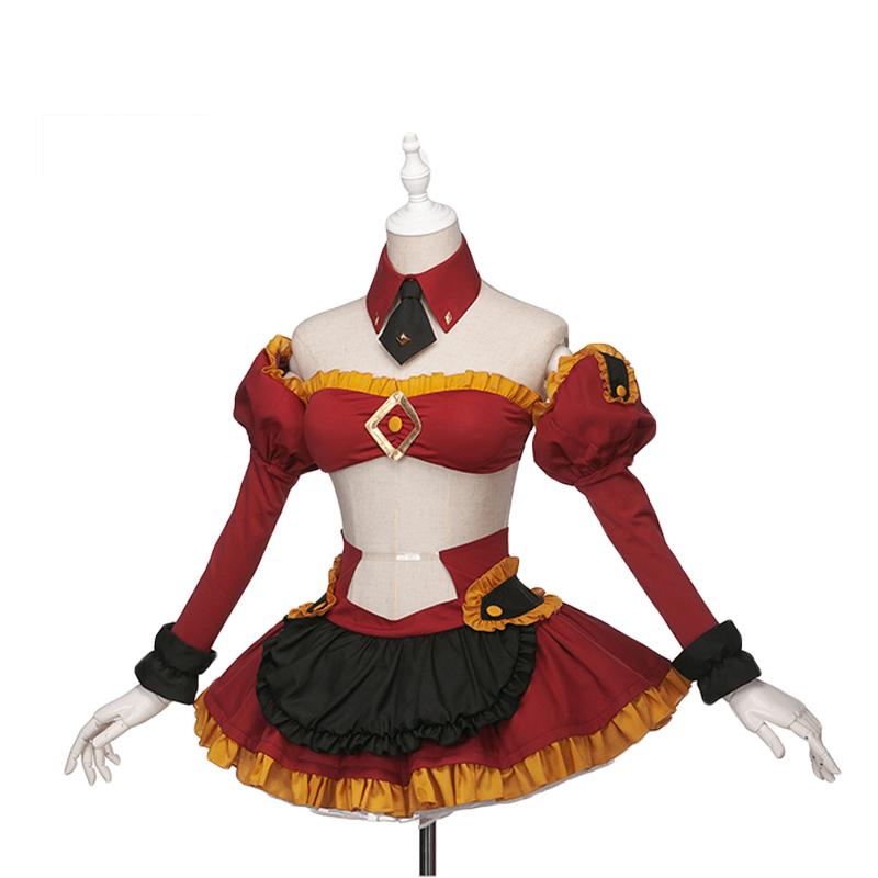 Fate/Apocrypha FGO Saber Mordred Maid Cosplay Costume
