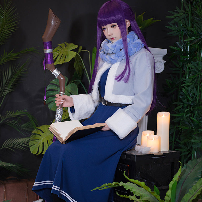 Frieren: Beyond Journey's End Fern Winter Cosplay Costume