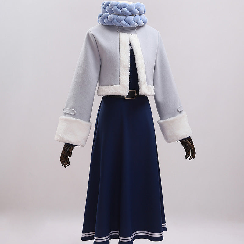 Frieren: Beyond Journey's End Fern Winter Cosplay Costume