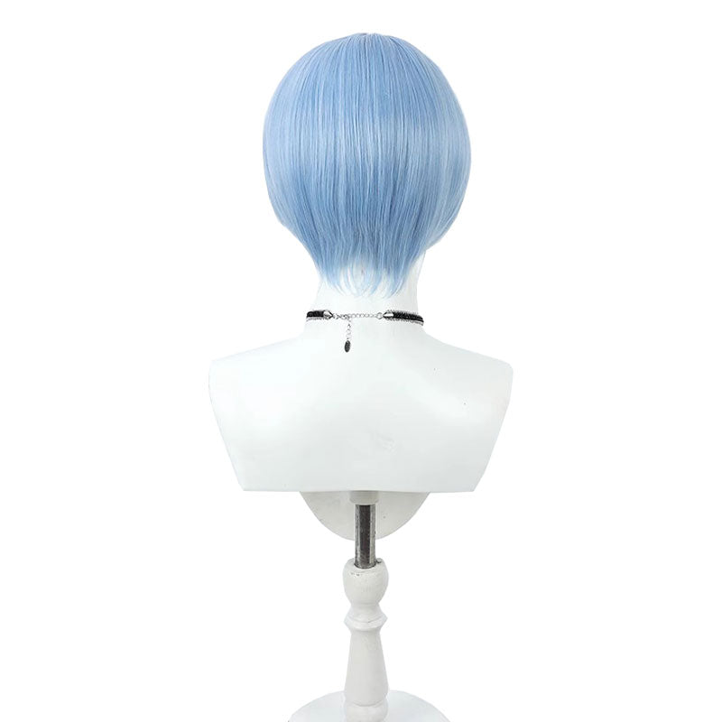 Frieren Beyond Journey's End Himmel Short Blue Cosplay Wig