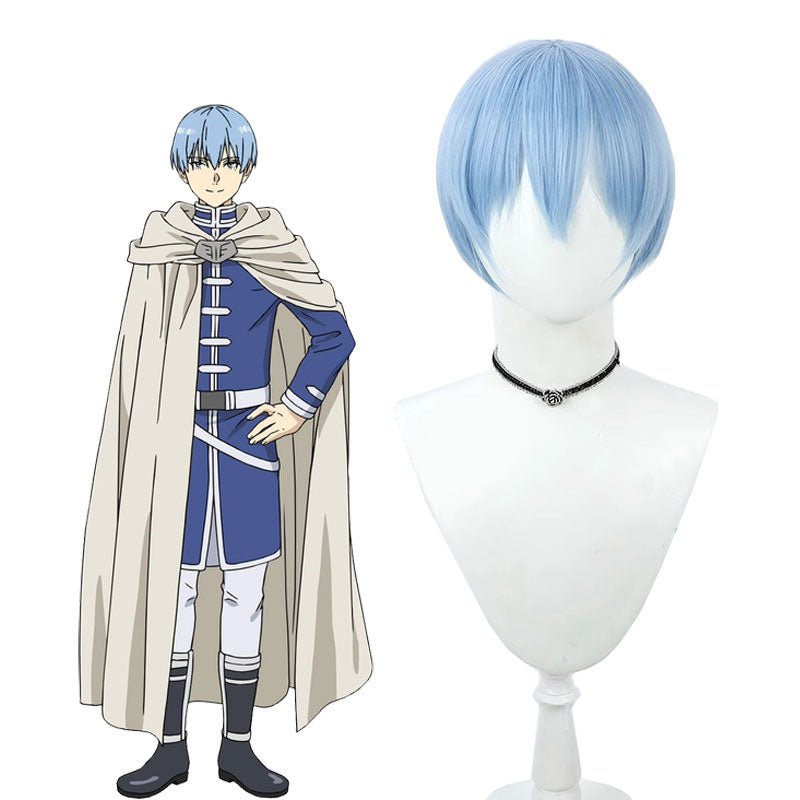 Frieren Beyond Journey's End Himmel Short Blue Cosplay Wig