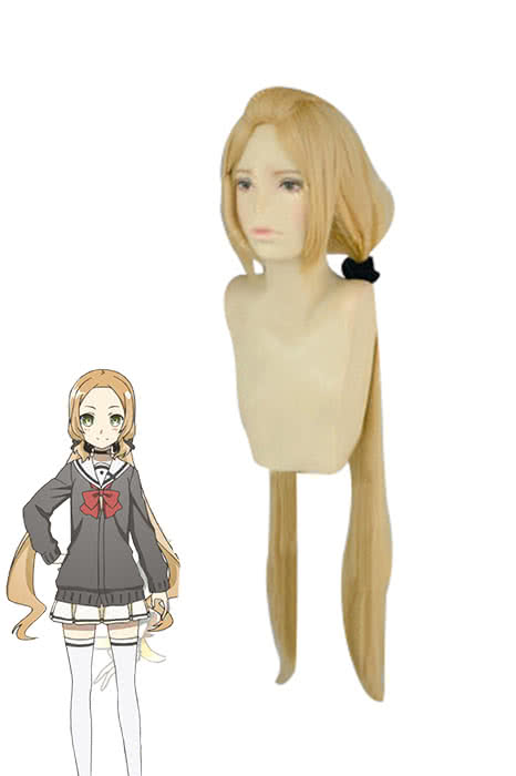 Yuki Yuna Is A Hero Fu Inubozaki Long Golden Cosplay Party Woman Wigs