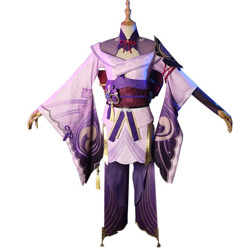 Ready To Ship Game Genshin Impact Baal Raiden Shogun Cosplay Costume