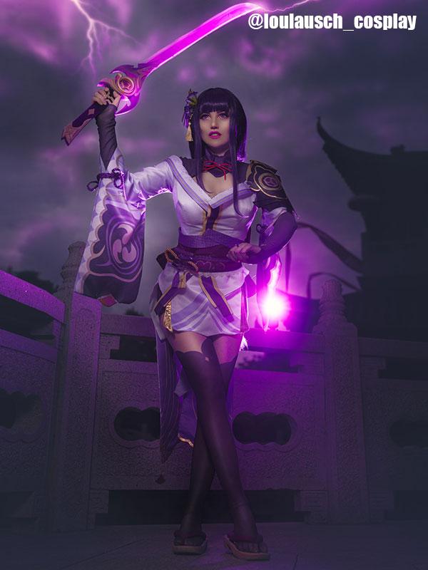 Game Genshin Impact Baal Raiden Shogun Suit Cosplay Costume
