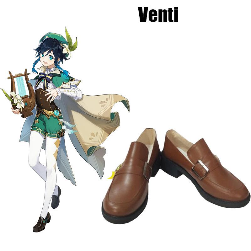 Game Genshin Impact Cosplay Shoes