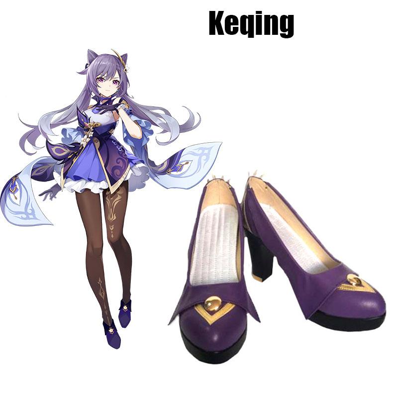 Game Genshin Impact Cosplay Shoes