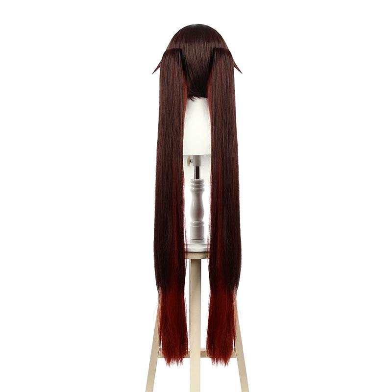 Game Genshin Impact Hutao Brown Gradient Cosplay Wigs