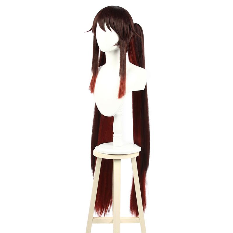 Game Genshin Impact Hutao Brown Gradient Cosplay Wigs