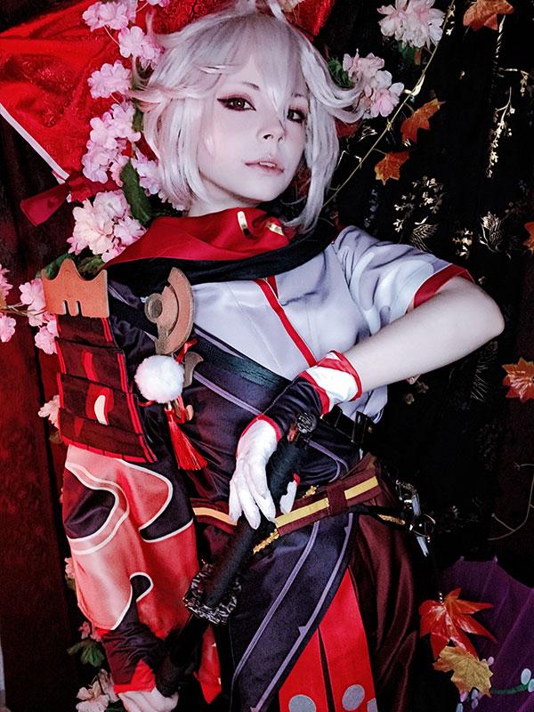 Game Genshin Impact Kazuha Cosplay Costume