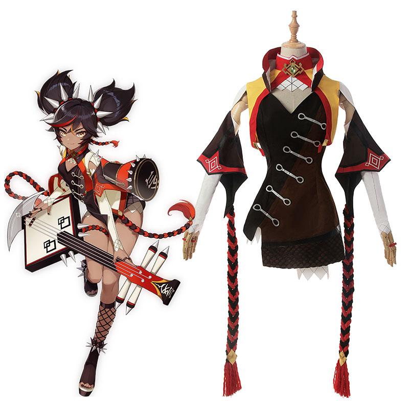 Last Batch Ready To Ship Game Genshin Impact Xinyan Cosplay Costume