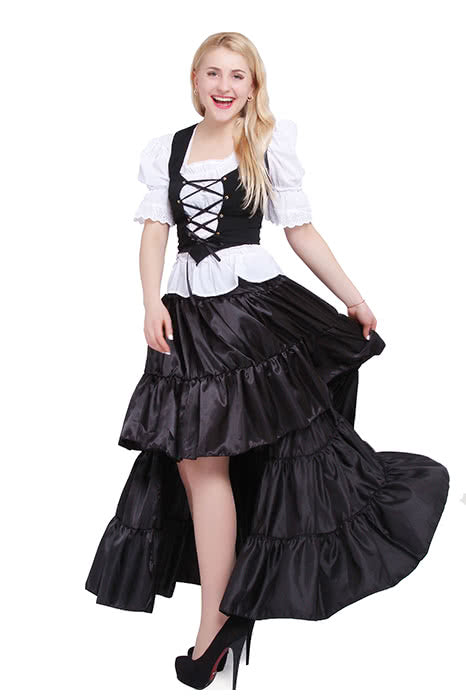 Oktoberfest Costumes Women Retro Belly Dances Skirts Long Dresses GC14A-F-3