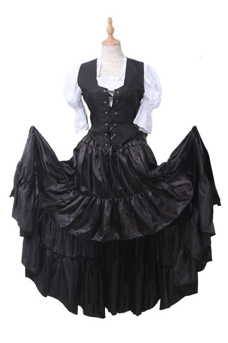 Oktoberfest Costumes Women Retro Belly Dances Skirts Long Dresses GC14A-F-3