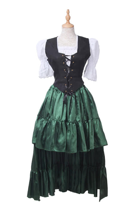 Oktoberfest Costumes Women Retro Belly Dances Skirts Long Dresses GC14A-F-3