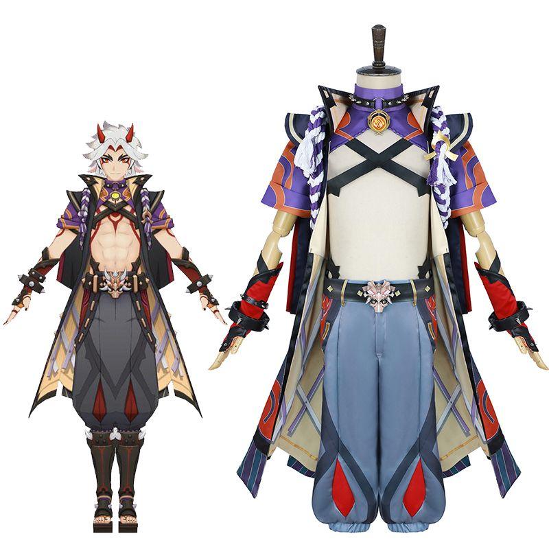 Last Batch Ready To Ship Genshin Impact Arataki Itto Cosplay Costume